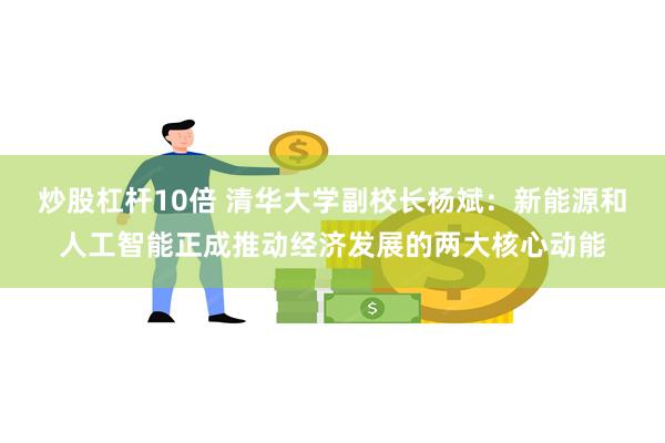 炒股杠杆10倍 清华大学副校长杨斌：新能源和人工智能正成推动经济发展的两大核心动能